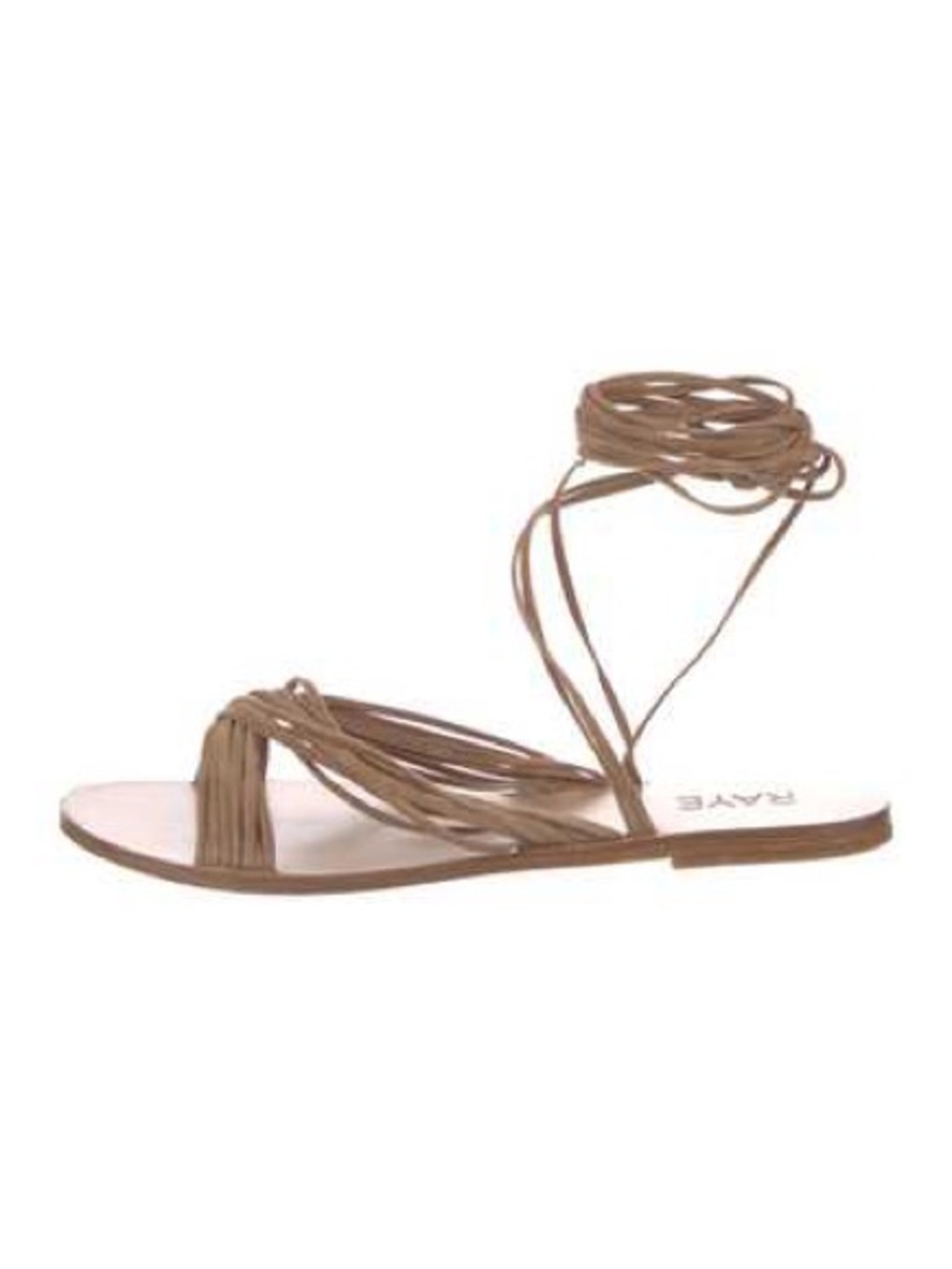Raye Tan Lace-Up Flat Gladiator Sandals Women’s Size 9